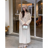 Womens Stylish Mid-length Slimming Wool Coat