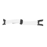  silicone watch strap  with black buckles on a white background