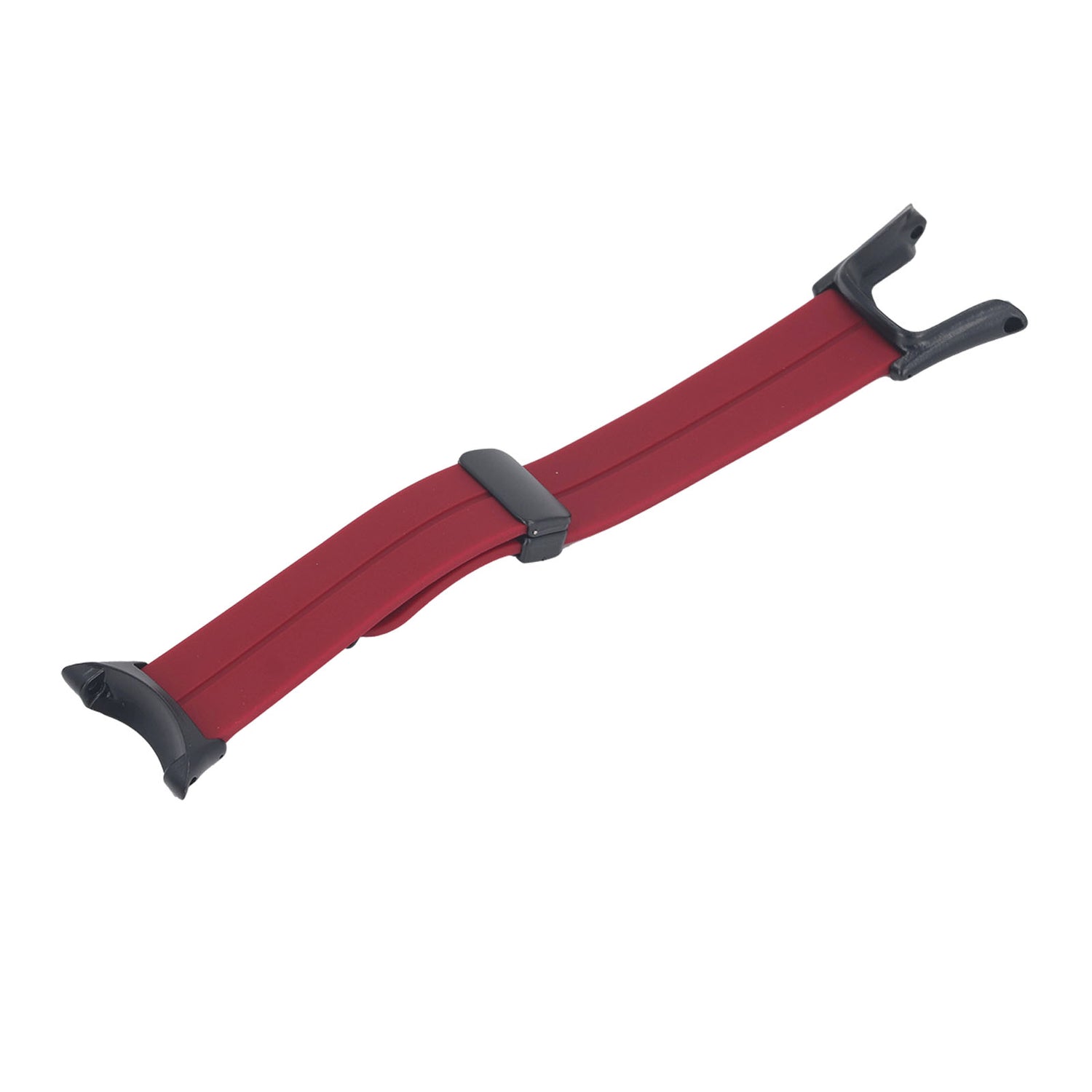 magnetic watch band with black ends on a white background
