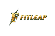 FITLEAP Logo - Aggressive Gold Horizontal