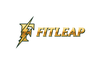 FITLEAP Logo - Aggressive Gold Horizontal